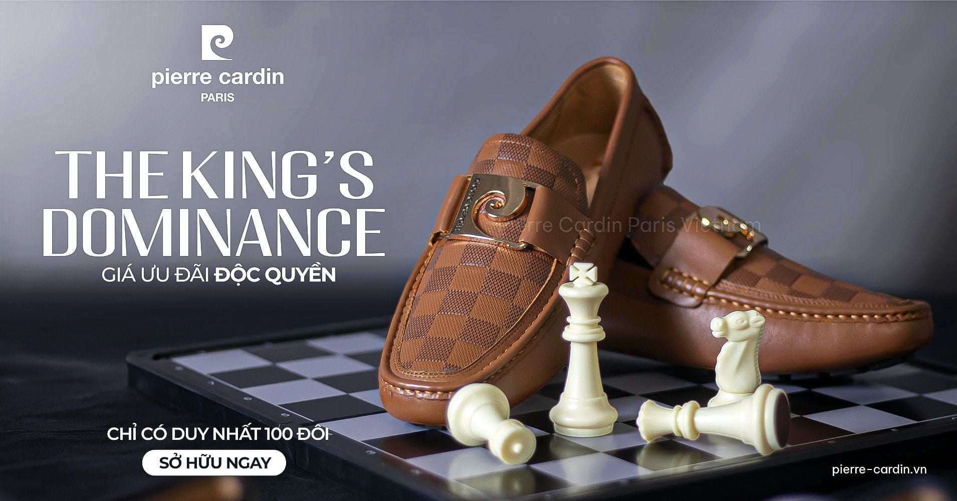 Pierre Cardin Paris Vietnam: "THE KING'S DOMINANCE OF DELUXE CASUAL SHOES - PCMFWLH 525"