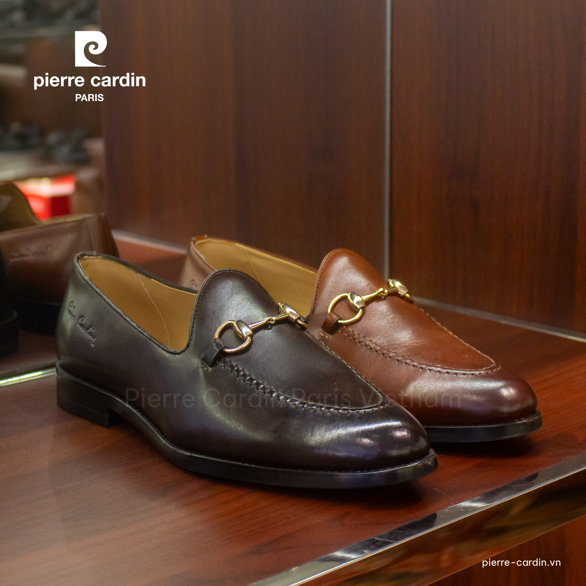 Pierre Cardin Paris Vietnam: Giày Horsebit Loafer Pierre Cardin - PCMFWLG 358