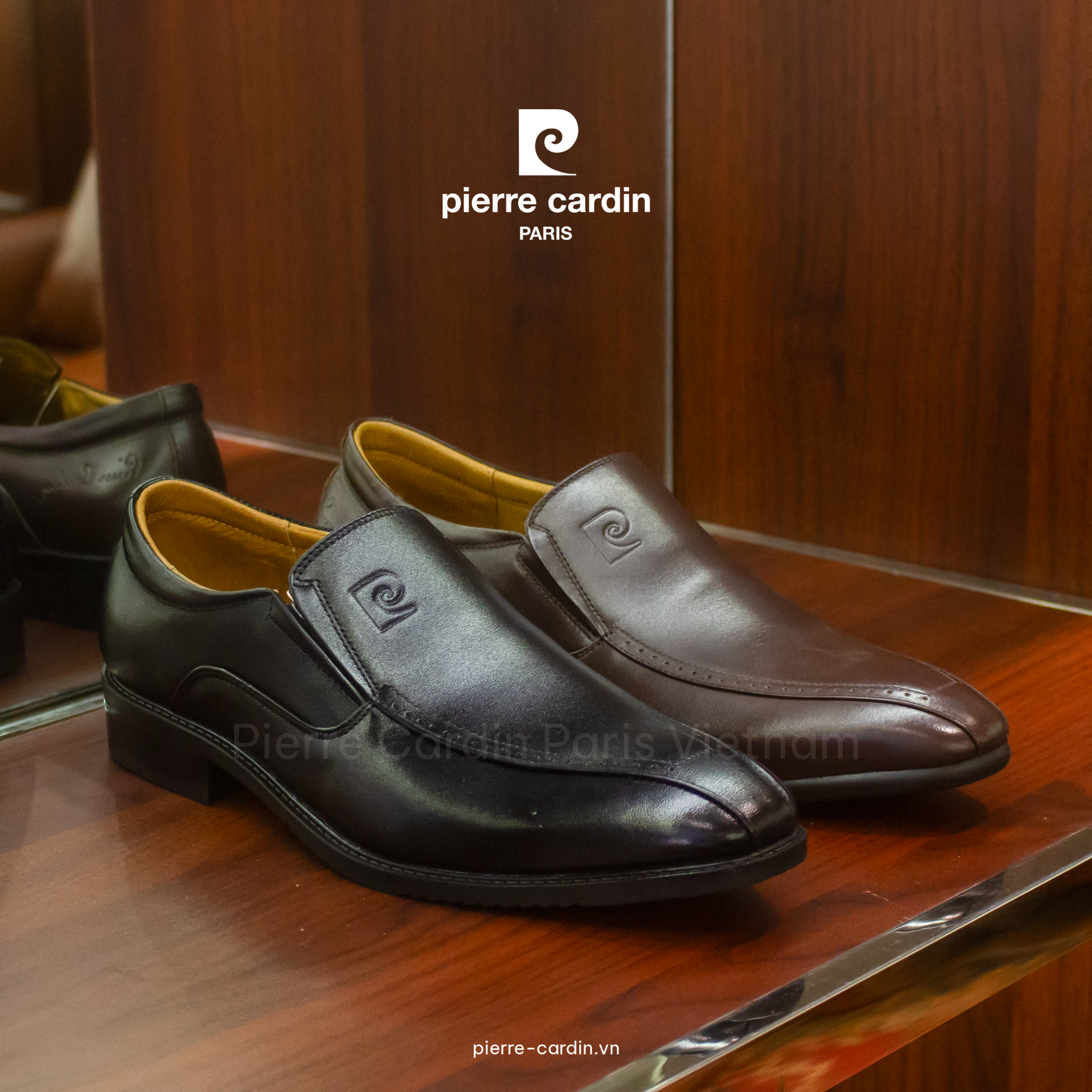 Pierre Cardin Paris Vietnam: Giày Brogue Loafer Phiên Bản Đế Độc Quyền Pierre Cardin - PCMFWLH 792