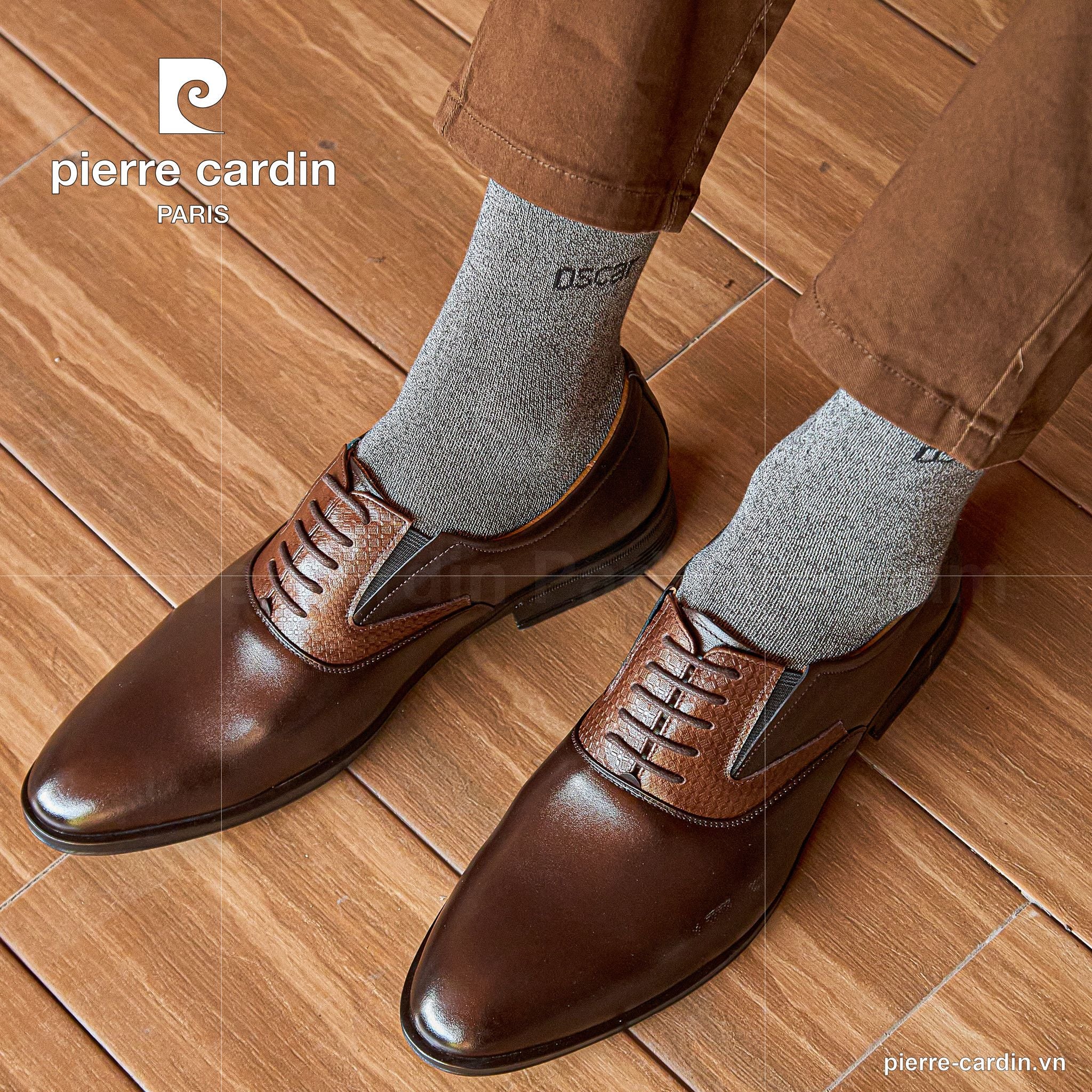 Pierre Cardin Paris Vietnam | Giày Oxford Thời Trang Vệ Binh Pierre Cardin - PCMFWLJ 806 (BROWN)