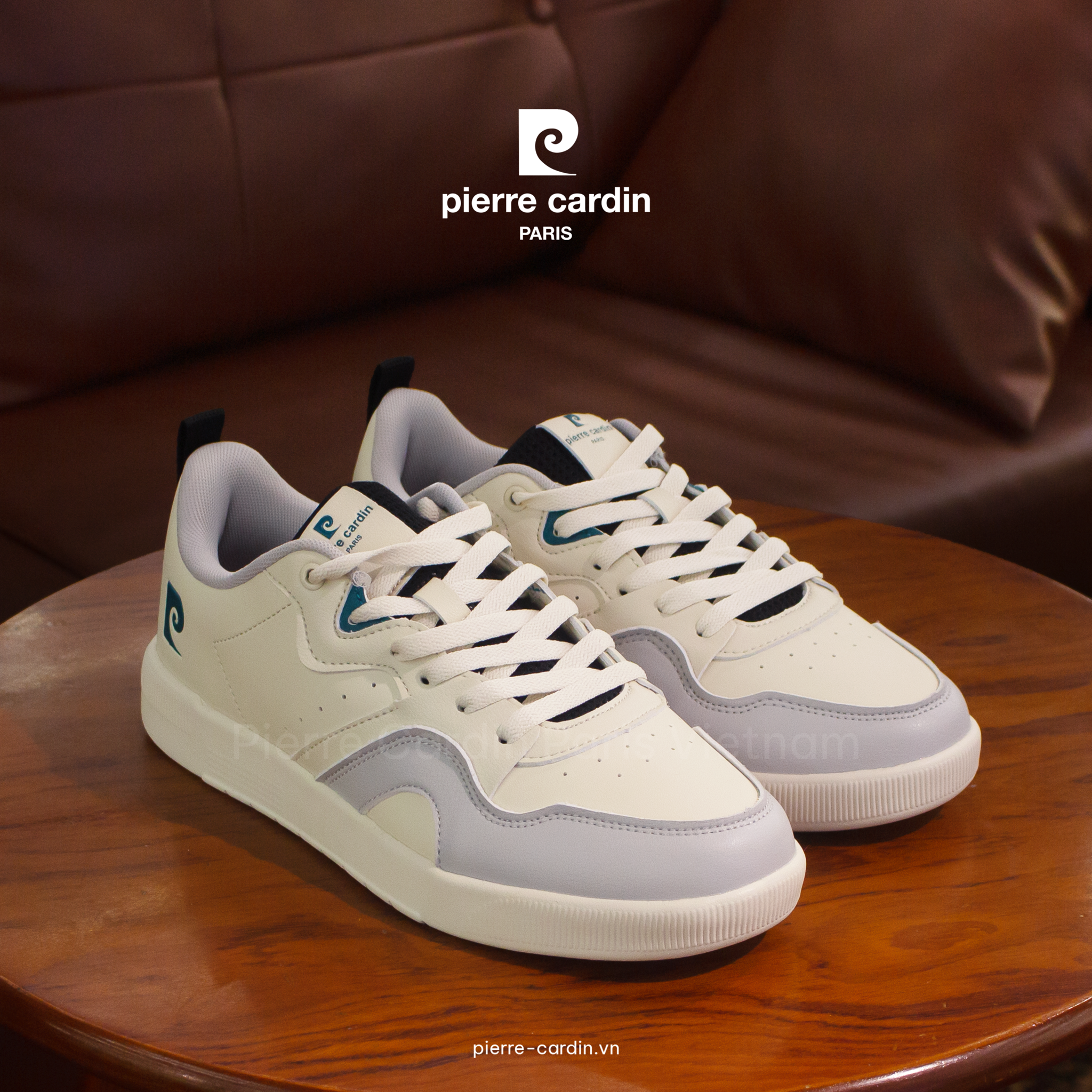 Pierre Cardin Paris Vietnam: Giày Thể Thao Đế Phylon Pierre Cardin - PCMFWSH 910 (WHITE)