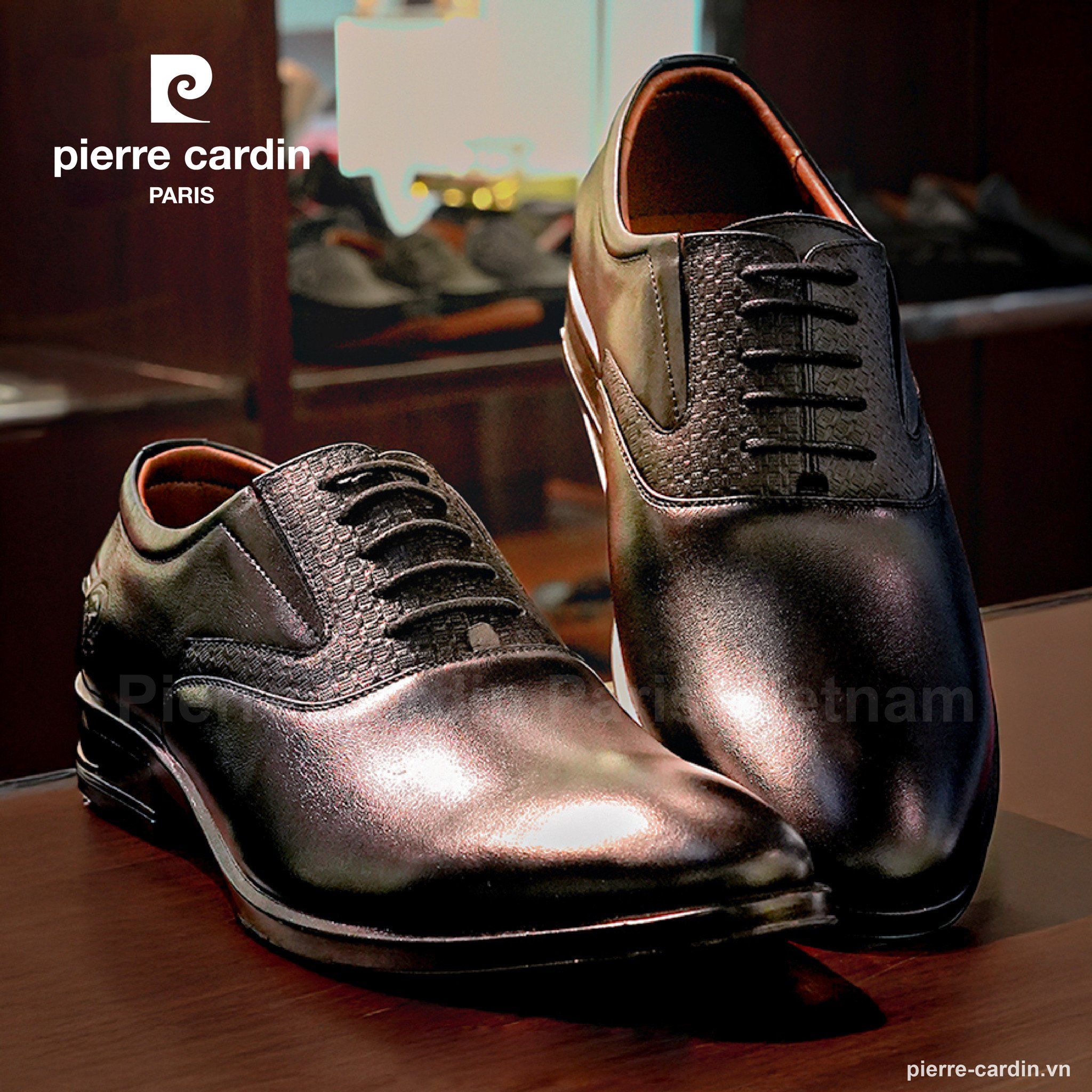Pierre Cardin Paris Vietnam | GIÀY CAP-TOE OXFORD PIERRE CARDIN - PCMFWLJ 806 (BROWN)