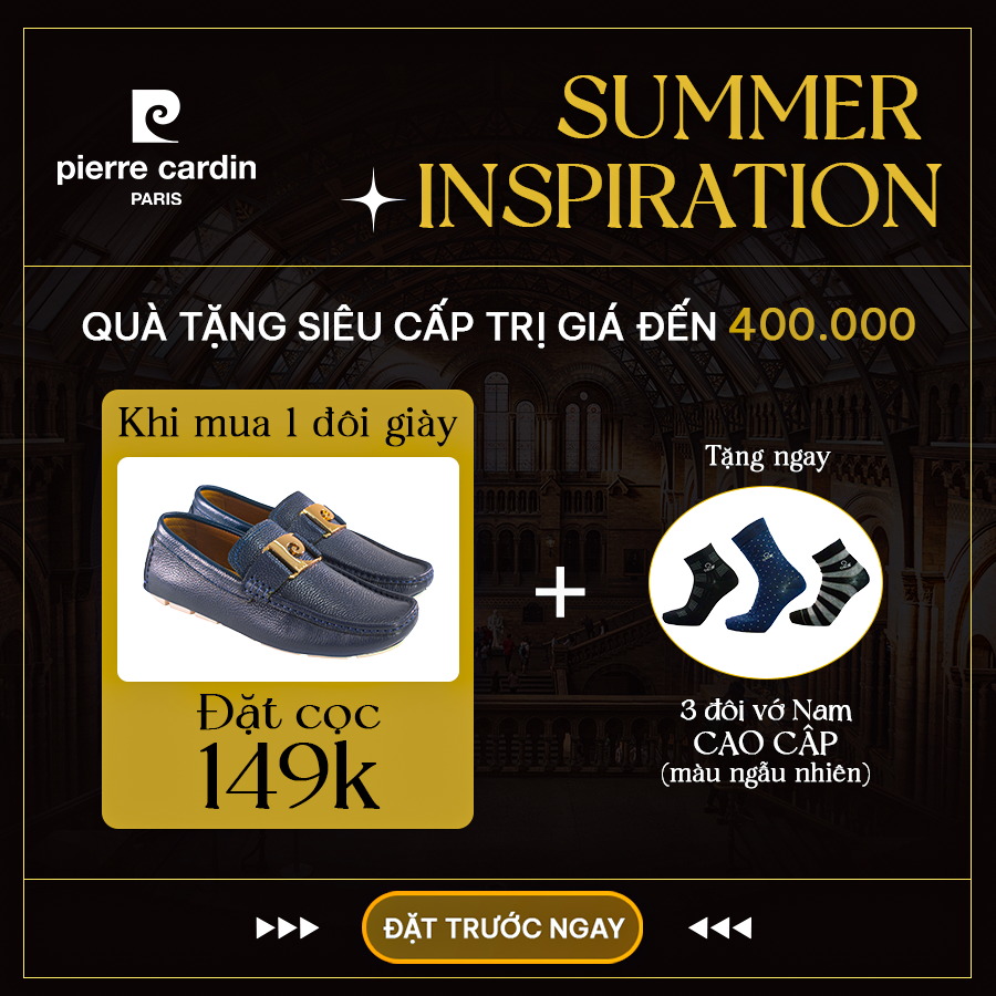 Pierre Cardin Paris Vietnam: Sản Phẩm Đặt Trước (PCMFWLH 520) + Nhận quà Tặng Thời Trang (3 Đôi Vớ Oscar Fashion Trị giá 400K)