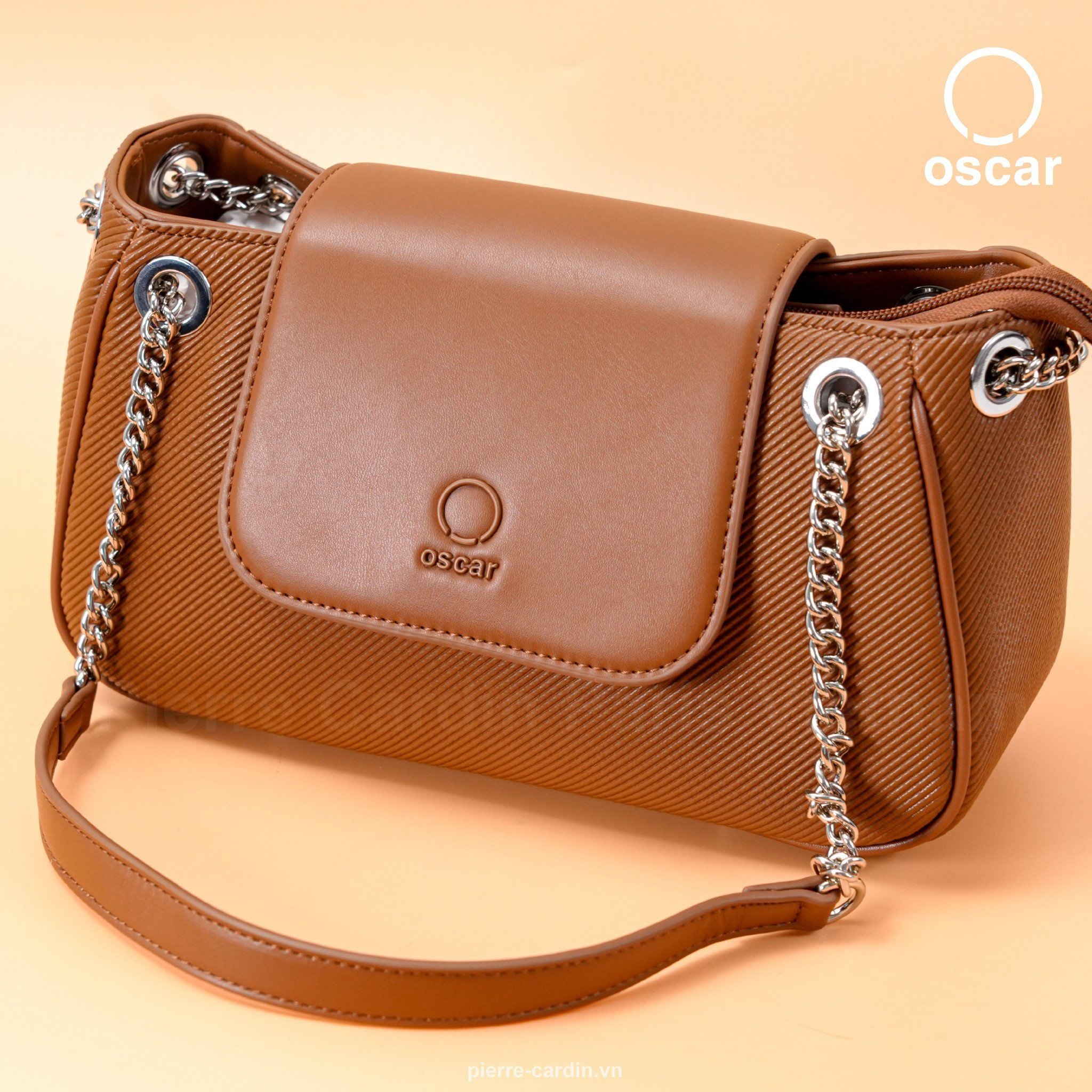 Pierre Cardin Paris Vietnam | Túi Xách Nữ Thời Trang Oscar Fashion - OCWHWSJ 106 (BROWN)
