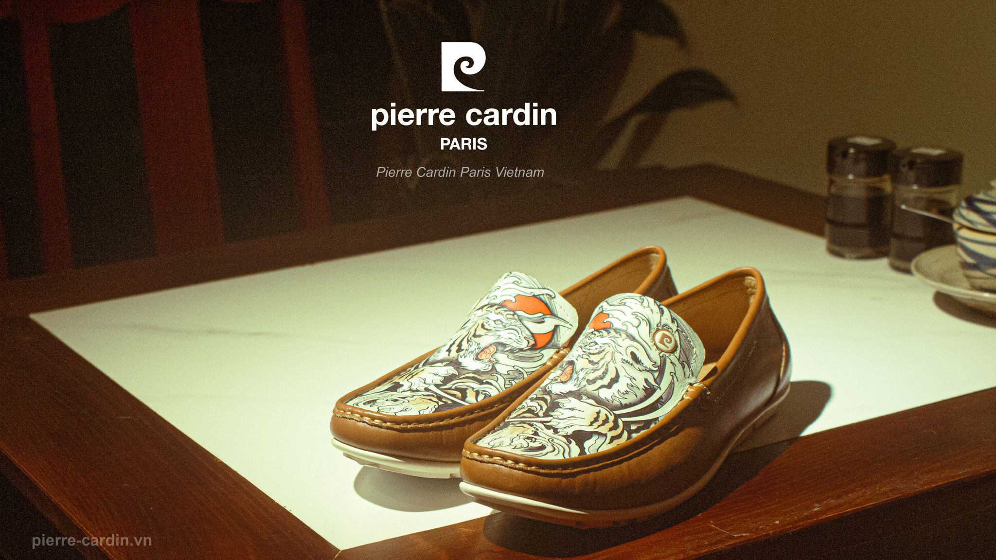 Pierre Cardin Paris Vietnam: Tiger Driving Shoes - PCMFWLG 518