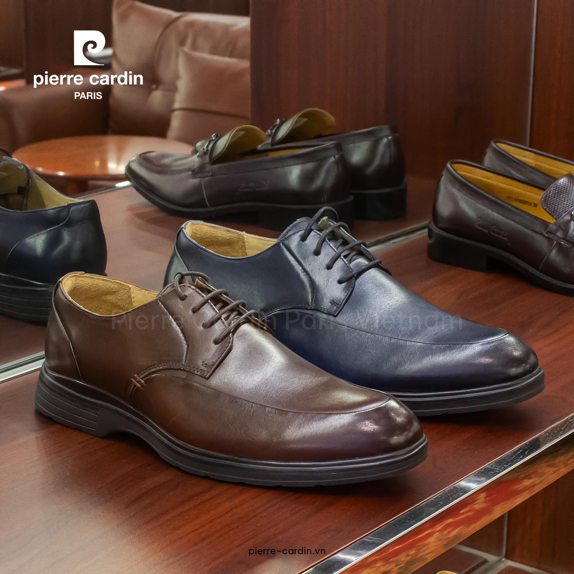 Pierre Cardin Paris Vietnam: Giày Derby Phiên Bản Giới Hạn Pierre Cardin - PCMFWLH 788