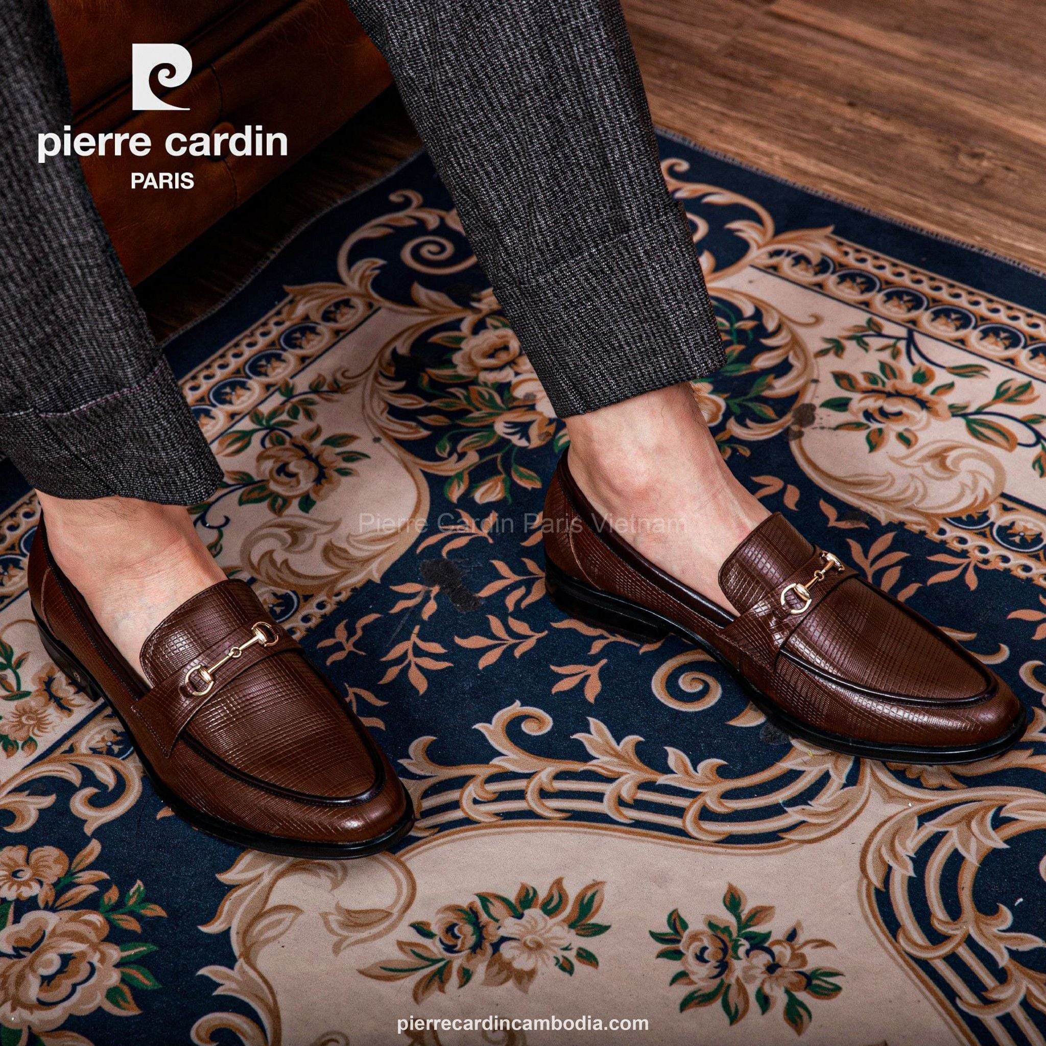 Pierre Cardin Paris Vietnam | Giày Horsebit Loafer Pierre Cardin - PCMFWLG 700