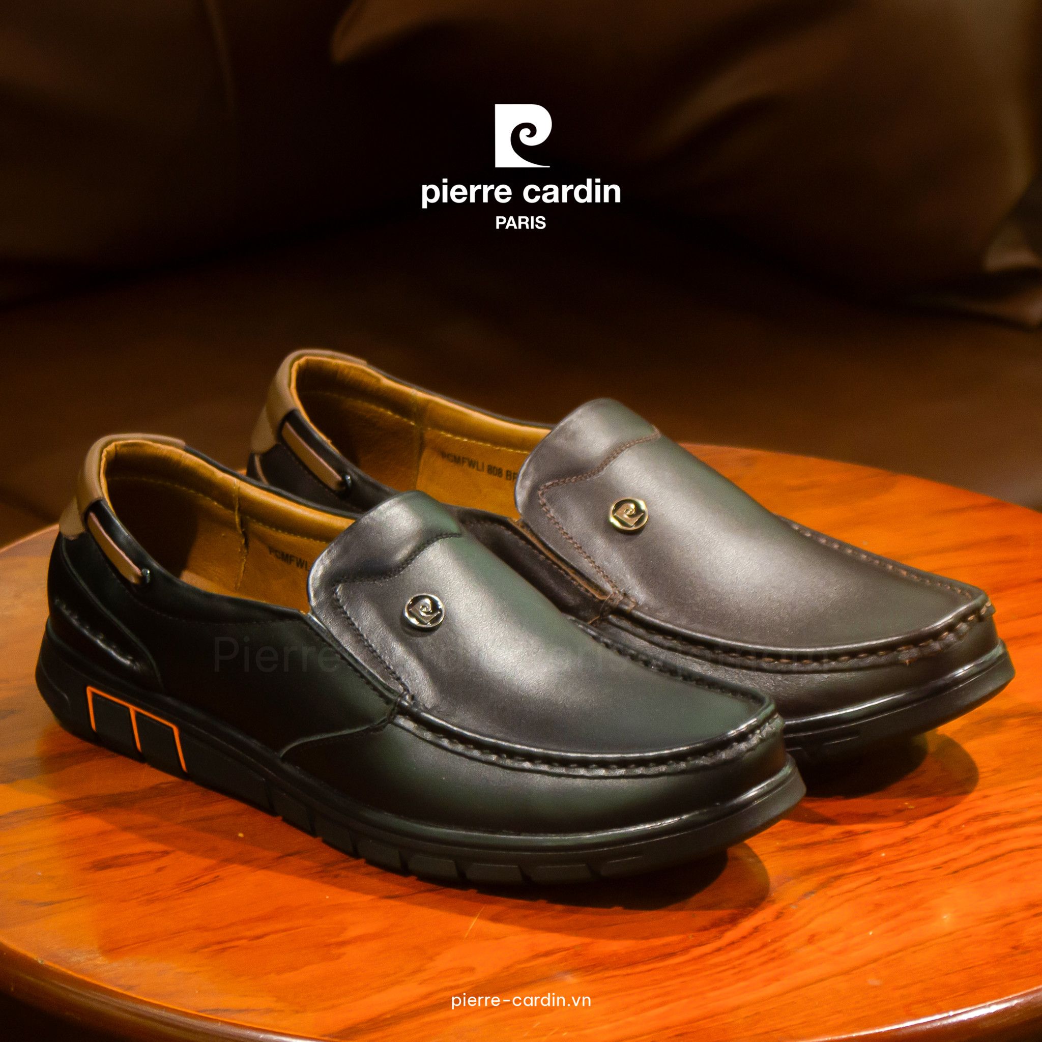 Pierre Cardin Paris Vietnam | Giày Black Loafer Phiên Bản Cải Tiến Pierre Cardin - PCMFWLI 808