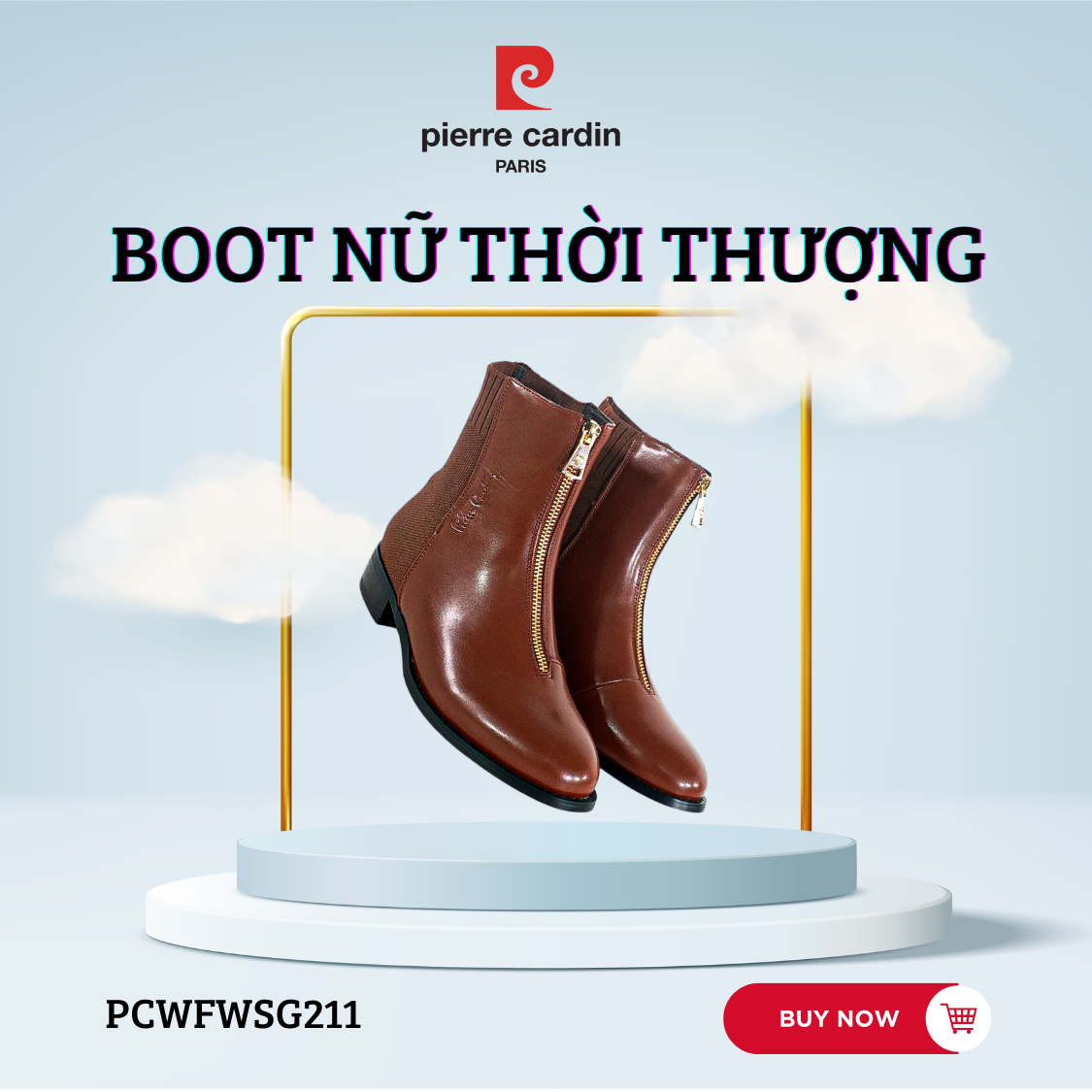 Giày Boots Nữ Pierre Cardin - PCWFWSG212