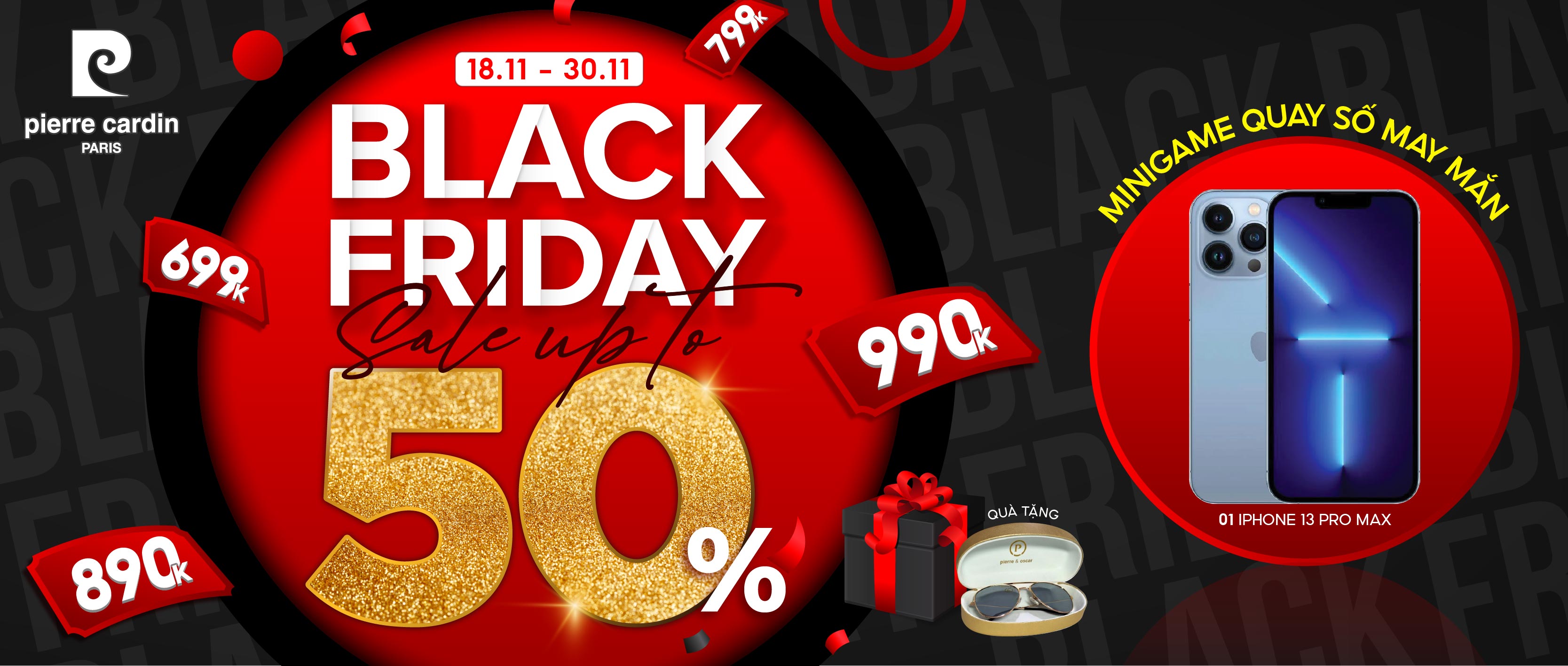 Black Friday ưu đãi 50%