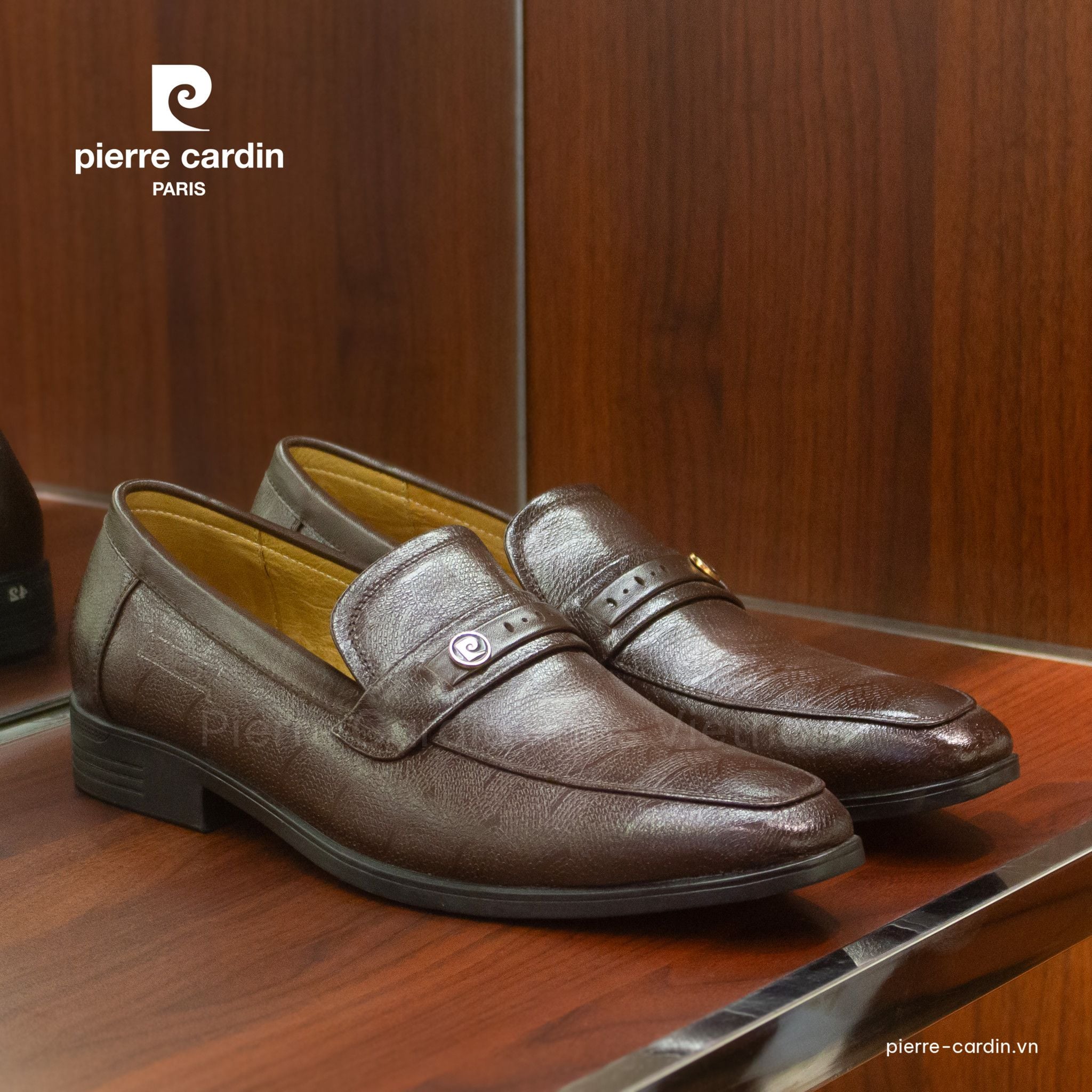 Pierre Cardin Paris Vietnam: Giày Artist Loafer Pierre Cardin - PCMFWLG 756 (BROWN)