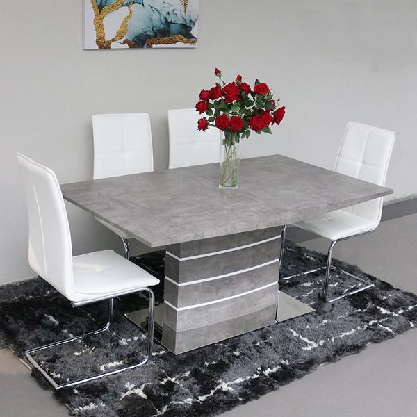 Bộ Bàn Ghế Ăn Hiện Đại Mở Rộng DT9186 - C1706 Alila