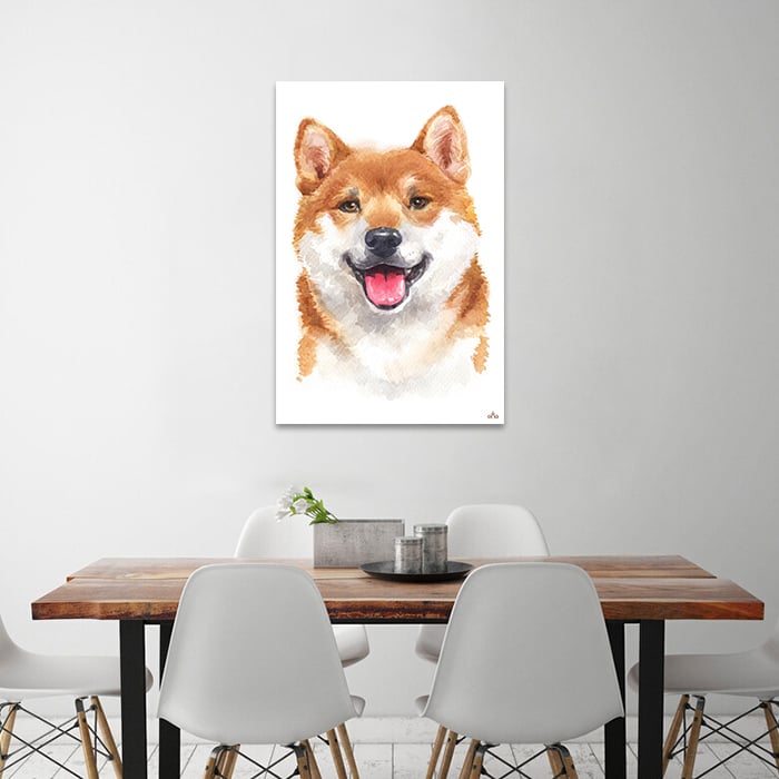 Tranh Canvas Shiba Alila