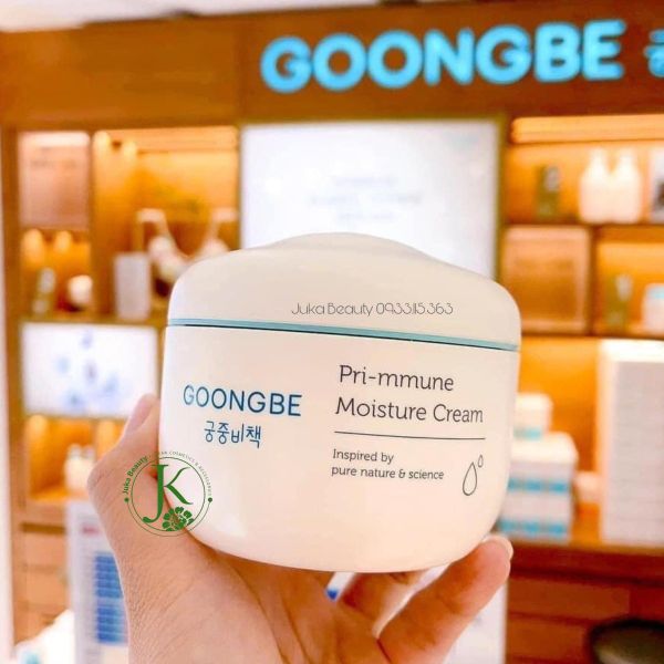 Kem Dưỡng Ẩm Cho Bé Goongbe Pri Mmune Moisture Cream 180ml