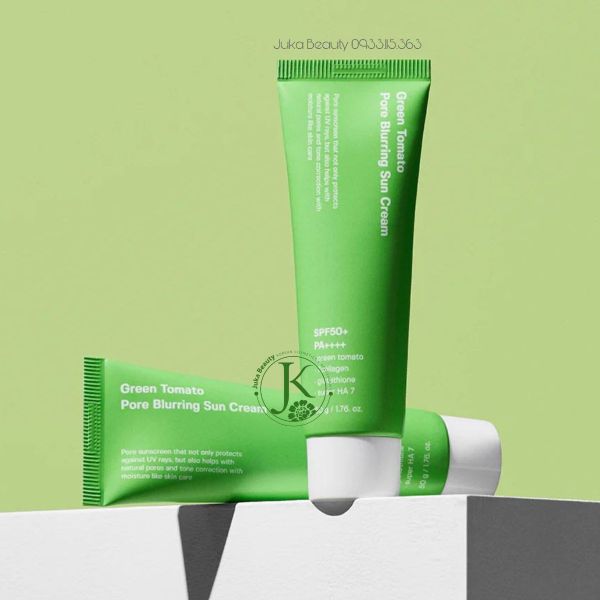 Kem Chống Nắng Sungboon Editor Green Tomato Pore Blurring Sun Cream SPF50+ PA++++ 50g