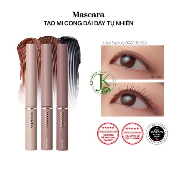 Chuốt Mi Dài Và Cong Mi Mude Inspire Volume Curling Mascara