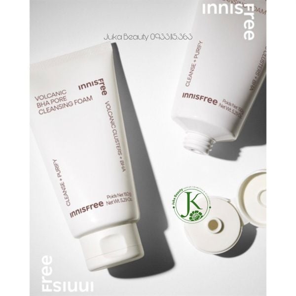 Sữa Rửa Mặt Innisfree Volcanic BHA Pore Cleansing Foam 150g