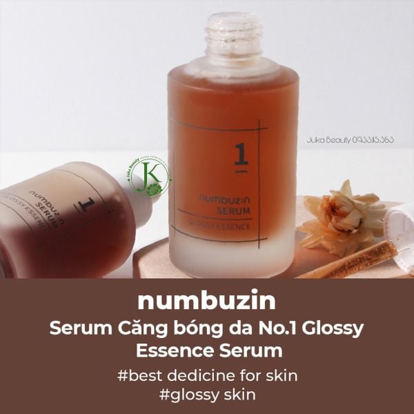 Tinh Chất Căng Bóng Da Numbuzin Glossy Essence Serum No.1 50ml