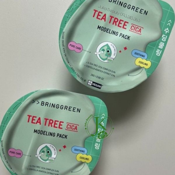 Mặt Nạ Dẻo Dịu Da Bring Green Tea Tree Cica Modeling Pack 28g