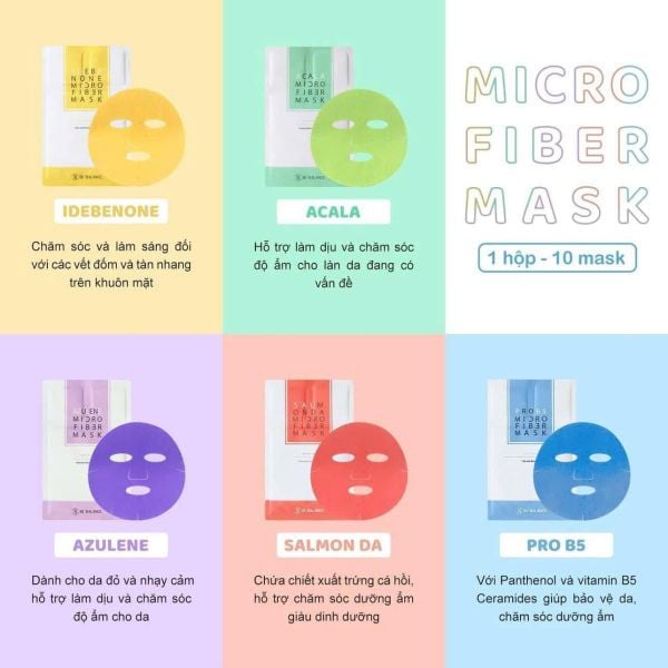 Mặt Nạ Dưỡng Da 3 Bước Be Balance Micro Fiber Mask 30g (1 miếng)