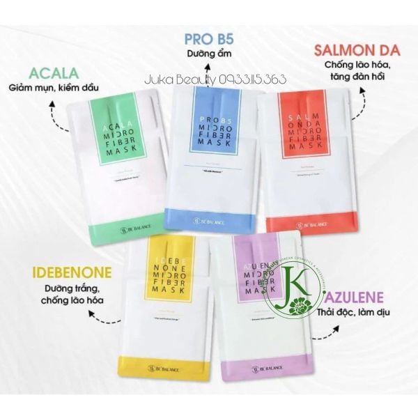 Mặt Nạ Dưỡng Da 3 Bước Be Balance Micro Fiber Mask 30g (1 miếng)