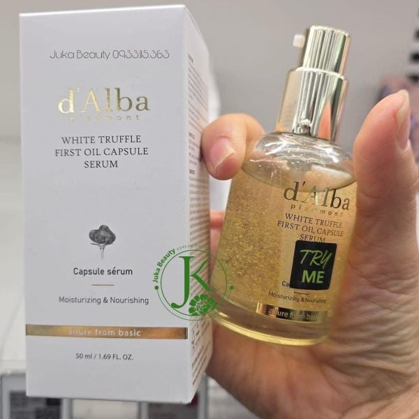 Tinh Chất Viên Nang d'Alba White Truffle First Oil Capsule Serum 50ml