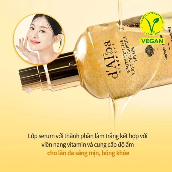Tinh Chất Viên Nang d'Alba White Truffle First Oil Capsule Serum 50ml