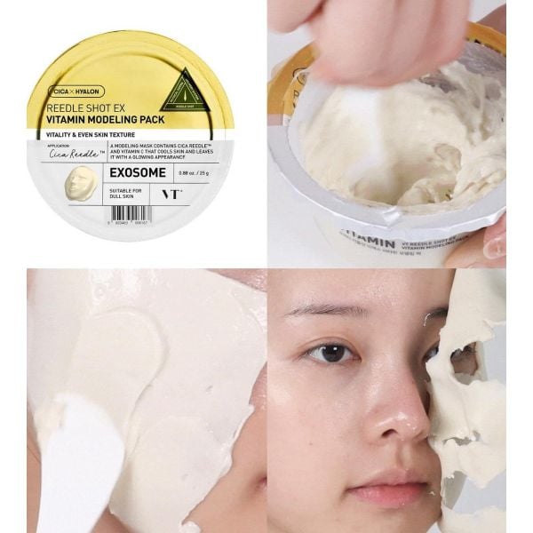 Mặt Nạ Dẻo Dưỡng Ẩm VT Reedle Shot EX Modeling Pack 25g