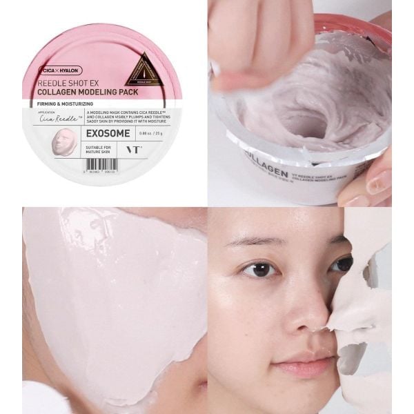 Mặt Nạ Dẻo Dưỡng Ẩm VT Reedle Shot EX Modeling Pack 25g