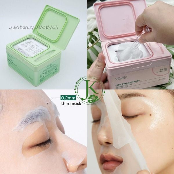 (Hộp 30 miếng) Mặt Nạ Dưỡng Da Chống Lão Hóa VT Cica Mask