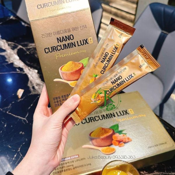 [Dòng cải tiến] Nghệ Nano Curcumin Masilraon Lux Premium 160mg (20ml x 30 gói)