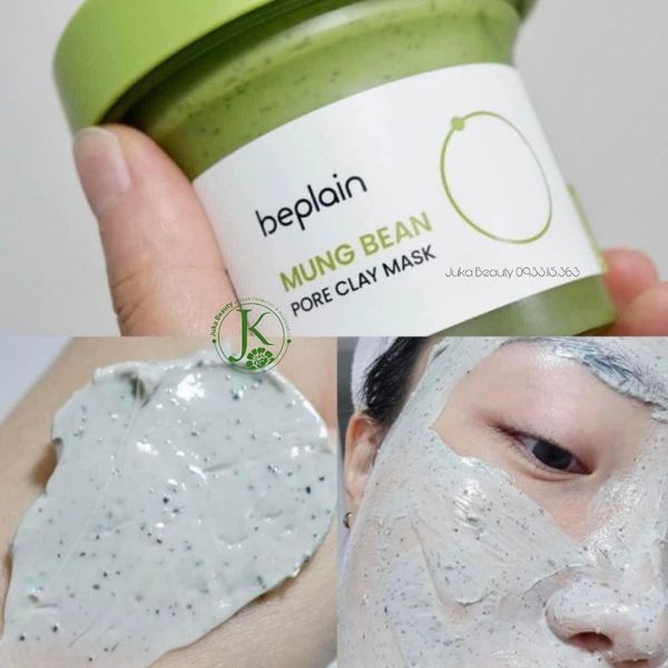 Mặt Nạ Đất Sét Đậu Xanh Beplain Mung Bean Pore Clay Mask 120ml