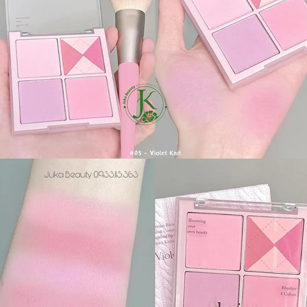 Phấn Má Hồng 4 Ô Dasique Blending Mood Cheek