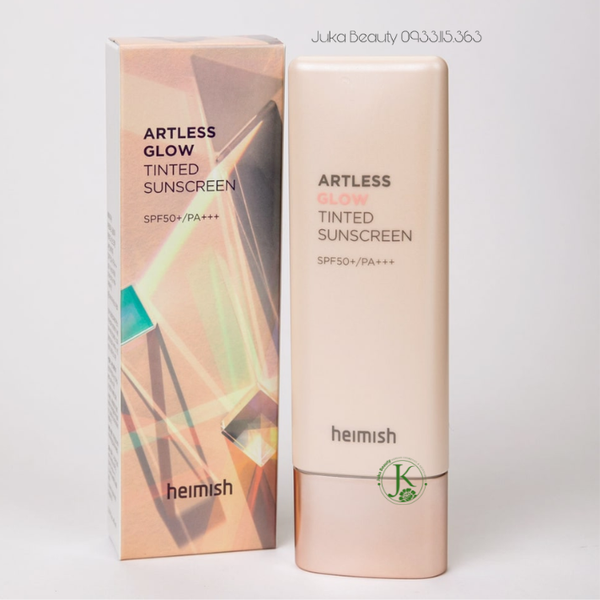 Kem Chống Nắng Heimish Artless Glow Tinted Sunscreen Shine Beige SPF50+ PA++++ 40ml
