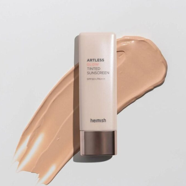 Kem Chống Nắng Heimish Artless Glow Tinted Sunscreen Shine Beige SPF50+ PA++++ 40ml