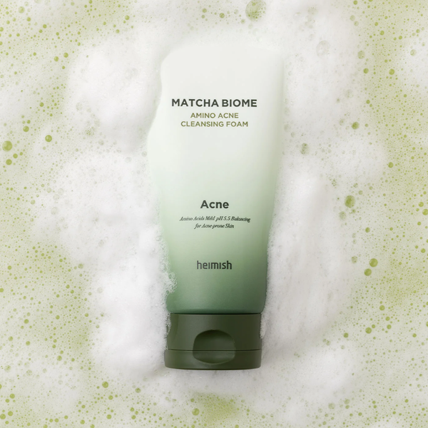 Sữa Rửa Mặt Heimish Matcha Biome Amino Acne Cleansing Foam 150g