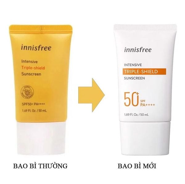 Mẫu 2022) Kem Chống Nắng Chống Trôi Innisfree Intensive Triple Shield –  Juka Beauty