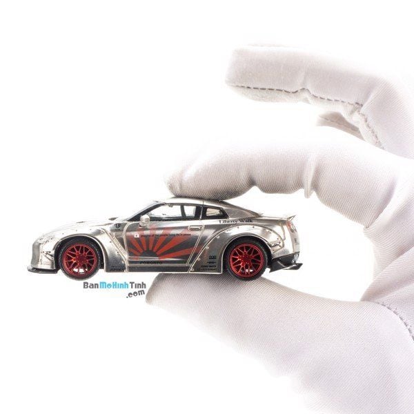 Mô hình xe Nissan GT-R R35 2009 Liberty Walk LB Works 1:64 MiniGT
