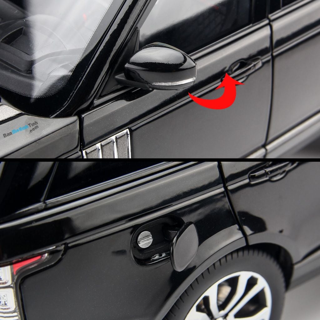 Mô hình xe Land Rover Range Rover Autobiography SV Black 1:18 LCD