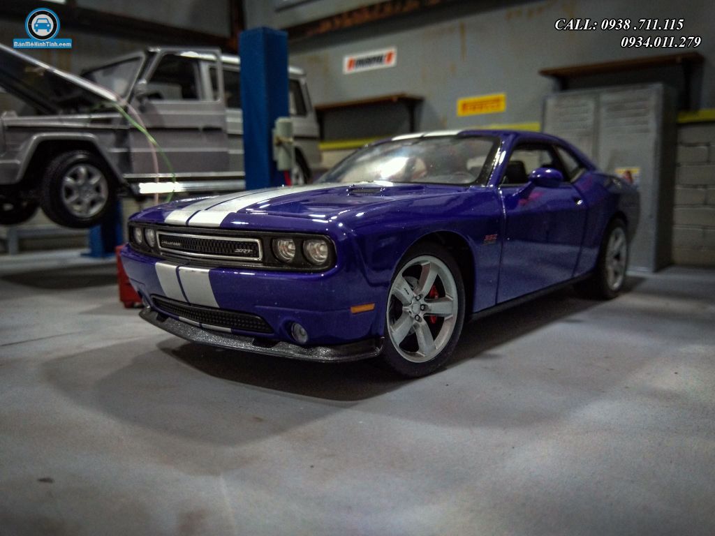 Mô hình xe Dodge Challenger SRT 392 Hemi 1:24 Welly