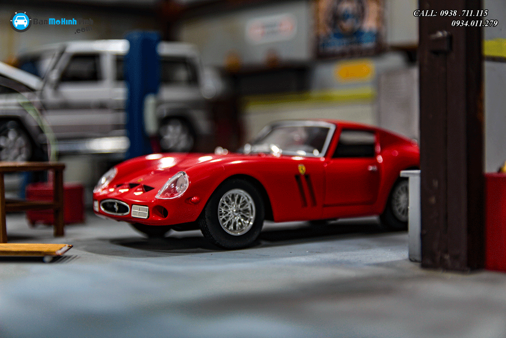 Mô hình xe Ferrari 250 GTO Red 1:24 Bburago