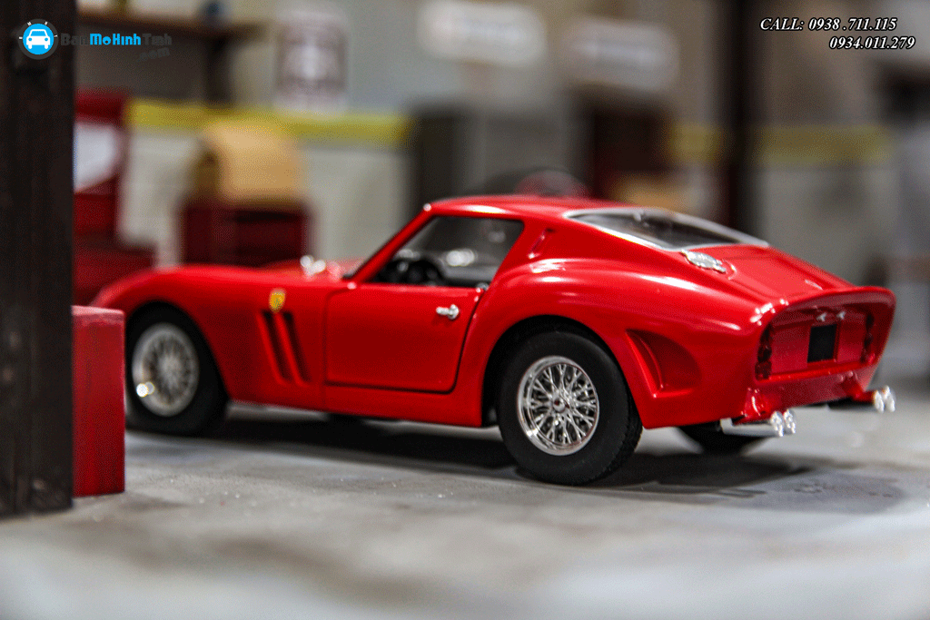 Mô hình xe Ferrari 250 GTO Red 1:24 Bburago