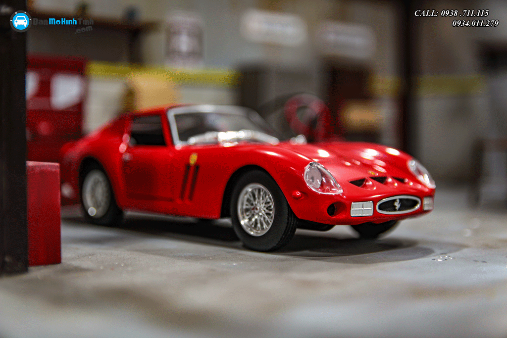 Mô hình xe Ferrari 250 GTO Red 1:24 Bburago
