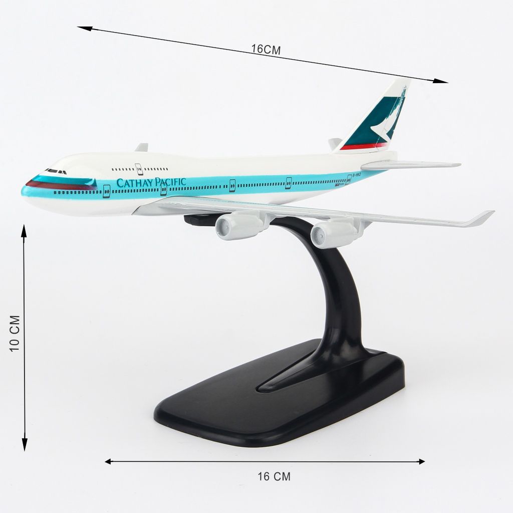 Mô hình máy bay Cathay Pacific Boeing B747 16cm Everfly