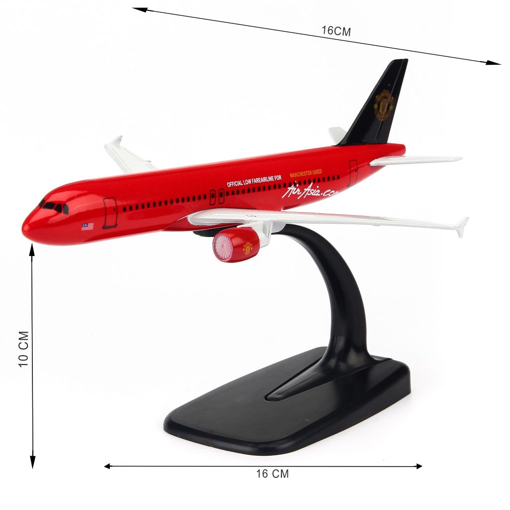 Mô hình máy bay Air Asia MU Airbus A320 16cm Everfly