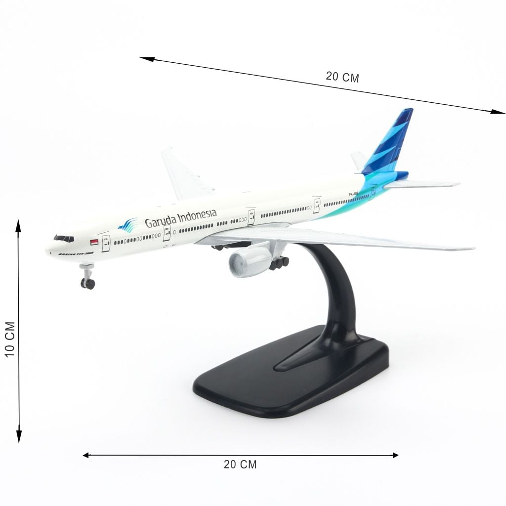 Mô hình máy bay Garuda Indonesia Boeing B777 20cm Everfly