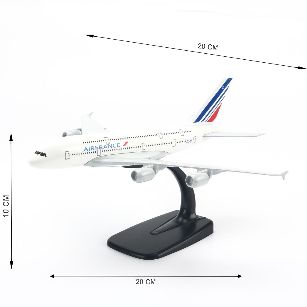 Mô hình máy bay Air France Airbus A380 20cm Everfly