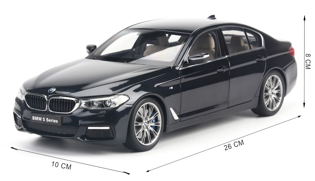Mô hình xe sang BMW 5 Series 2019 1:18 Kyosho Black