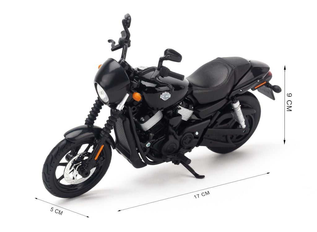 Mô hình mô tô Harley Davidson 2015 Street 750 Black 1:12 Maisto - 32333