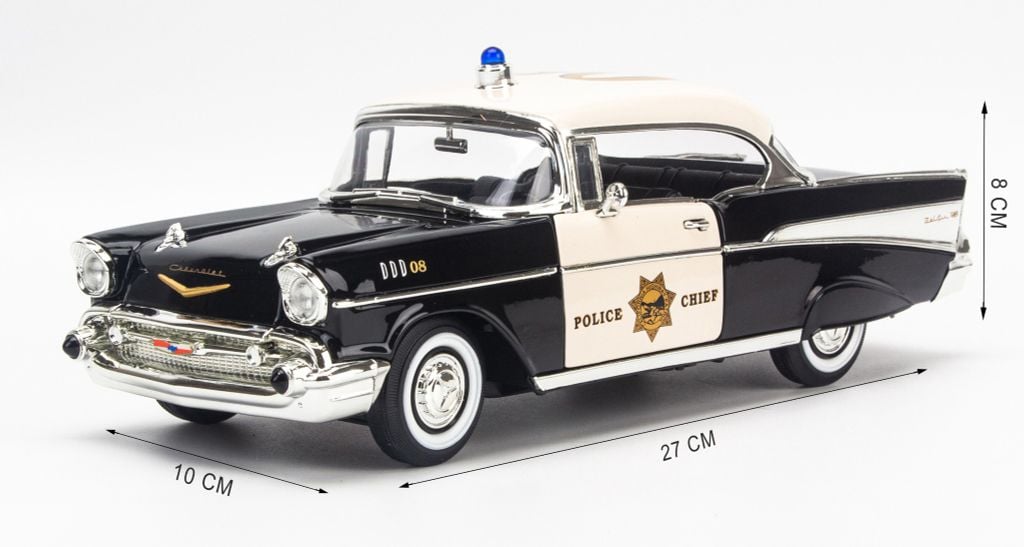 Mô hình xe Chevrolet Bel Air 1957 1:18 Yat ming